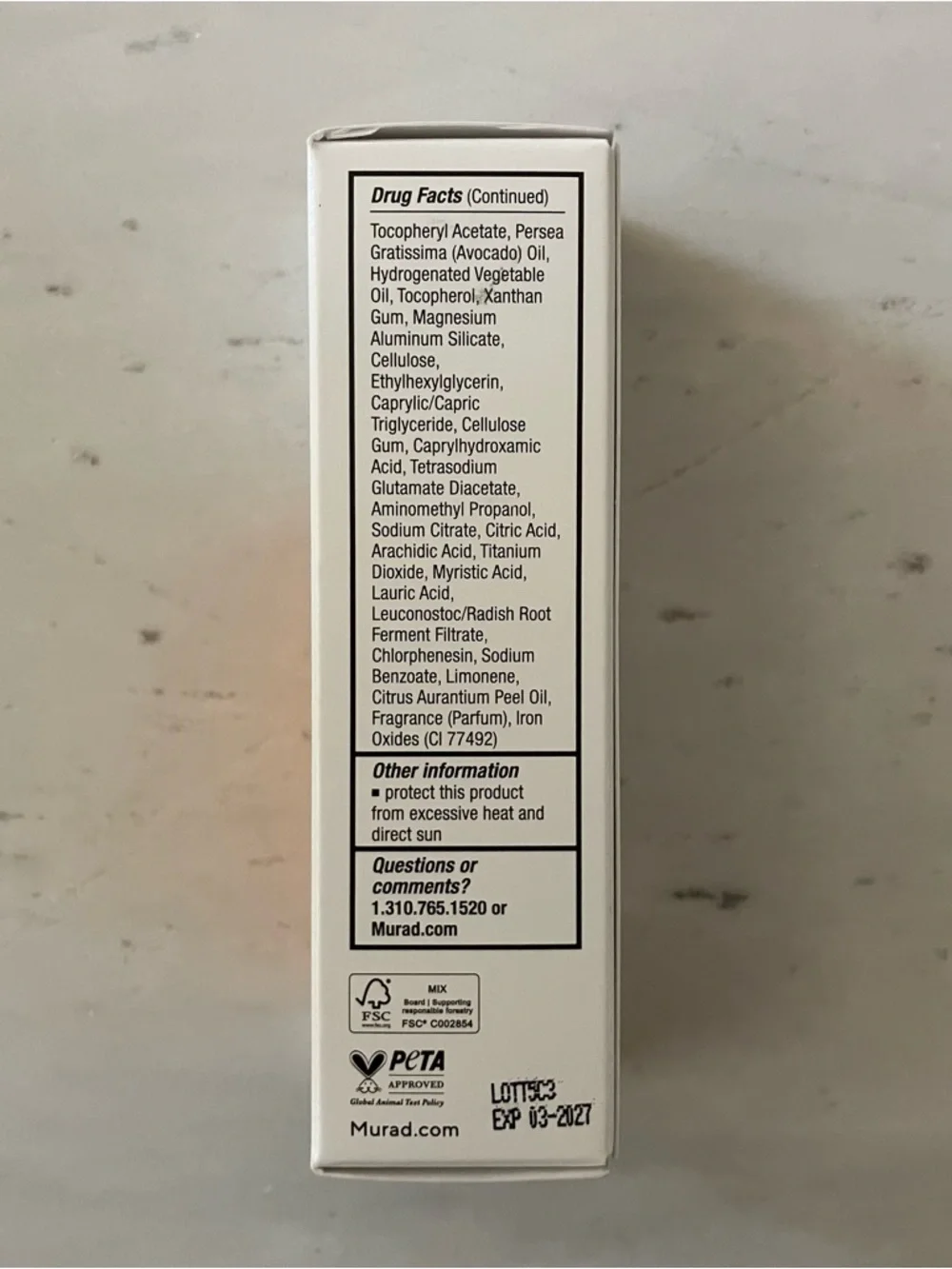 Murad Environmental Shield Superactive Moisturizer SPF 50-Brightening-Vitamin C - Picture 2 of 8